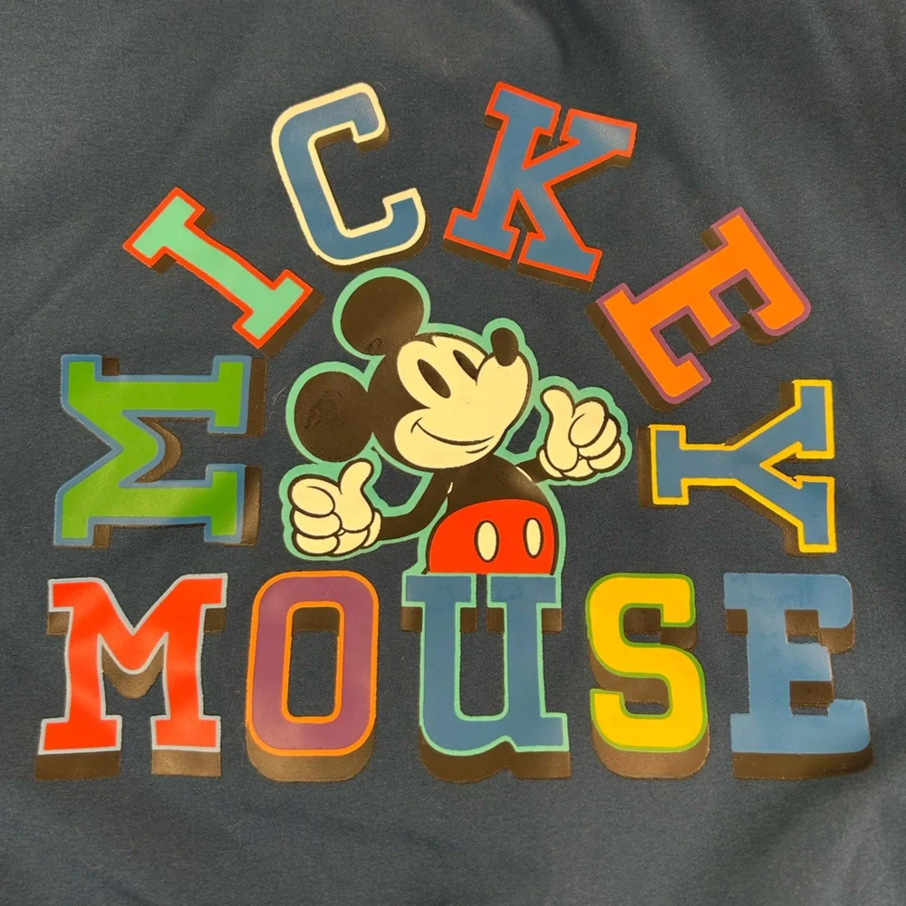 DISNEY STORE‎ NWT Mickey Mouse Varsity Bomber Jacket Kid Sz 4 Blue Chenille NEW